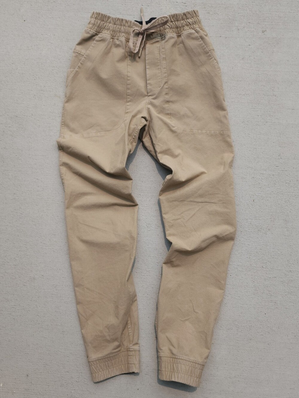 Lululemon Pants Mens X-Small ABC Jogger Earth Dye Earth Color Tan Beige LM5ADLS